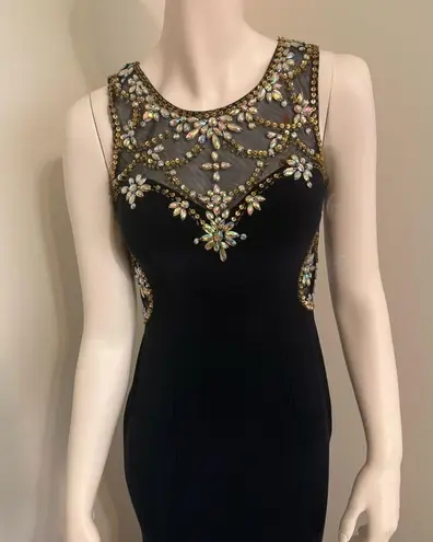 Betsy and Adam elegant evening dress, size 2