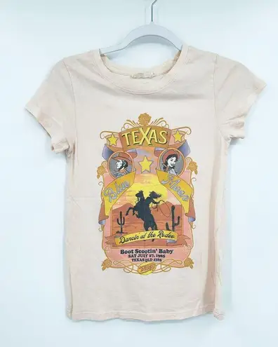 SPELL Texan Blue Moon Girlfriend Tee XS Red