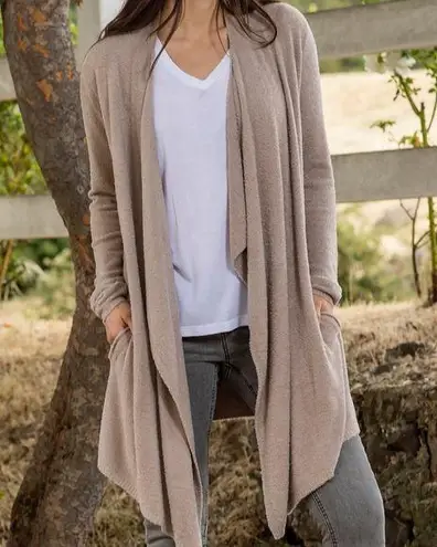 Barefoot Dreams Cozychic Lite Island Wrap Beige Size Small Medium