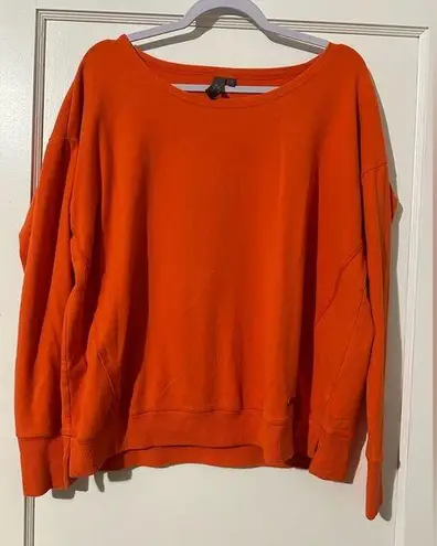 Sweaty Betty  Women’s Size Small Orange Long Sleeve Sweater