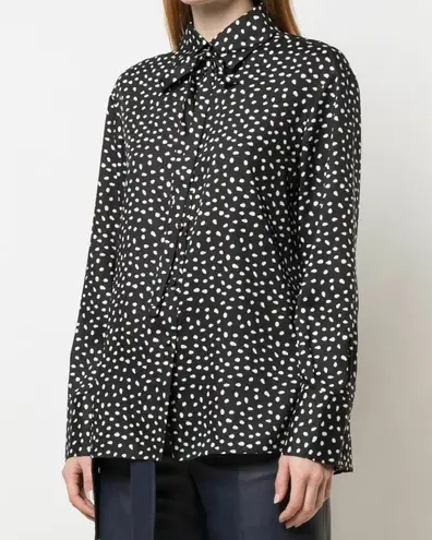 Jason Wu RTR RTR Polka Dot Neck Tie Blouse size 8 / Medium