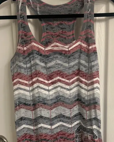 Blue 84 Multicolor Chevron Tank Top