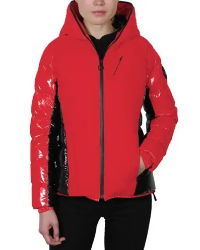 Body Glove HOODED DOWN PARKA COAT RED SIZE S NEW