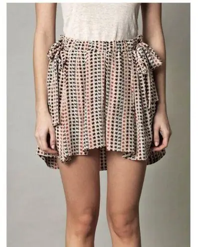 Isabel Marant New Etoile 100% silk Maya starprint skirt