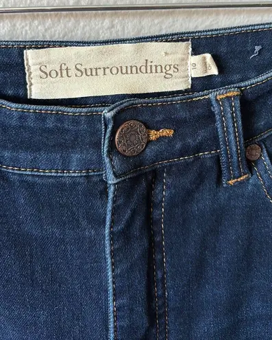 Soft Surroundings dark wash ultimate high rise skinny jeans