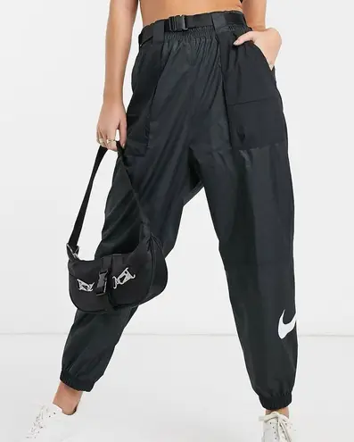 Nike  Swoosh Black Cargo Joggers