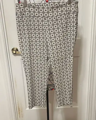 Valerie Stevens Geometric Patterned Pants