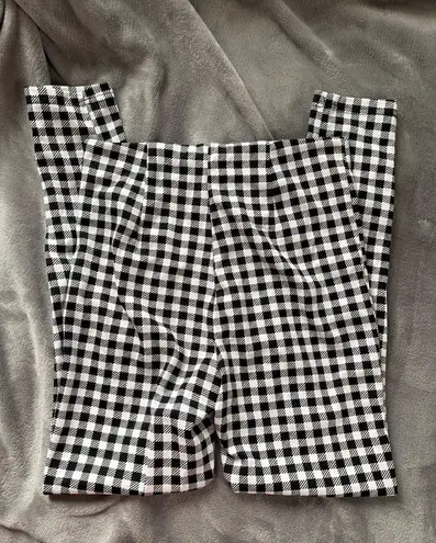 SheIn Black And White Gingham Pants