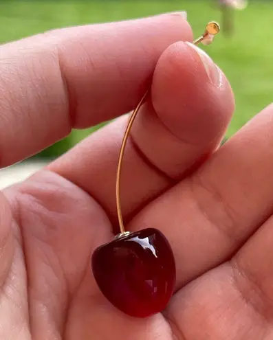 🍒 Red cherry gorgeous drop earrings New gift girlfriend wife mom daughter