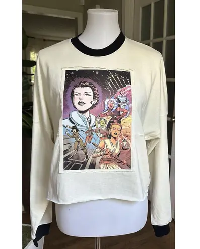 Spirit Jersey Star Wars Women's Small Long Sleeve The Force Is With Us Graphic T