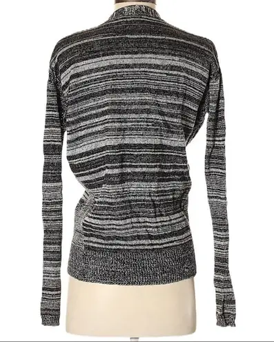 HEATHER Plunge Long Sleeve Button Cardigan Size XS