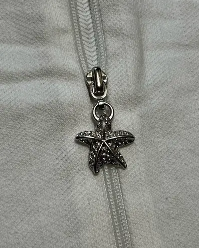 Jordan Taylor Plus Size Hooded Zip-Front Swim Cover-Up Size 1X