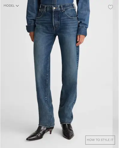 Madewell The Dean Easy Straight Jean