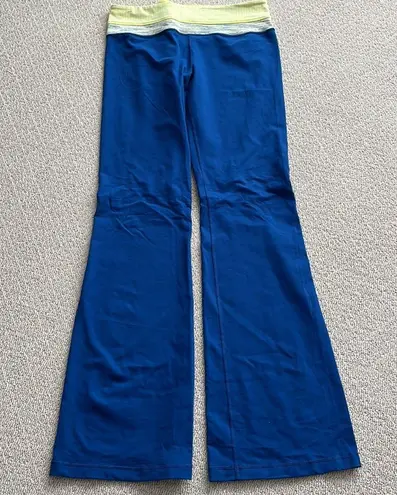 Lululemon  Blue Flare Yoga Pants