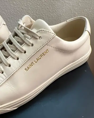 Saint Laurent Sneakers Andy Low Top Brooklyn Dark Coquille Casual Womans Sneaker
