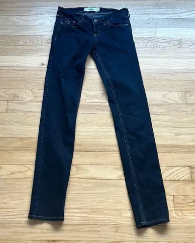 Hollister  Blue Denim Jeans Size 3L W 26 L 35 Long Length Jeans