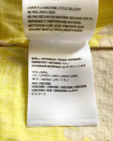 Farm Rio Garden Linen Blend Wrap Skirt, Size L