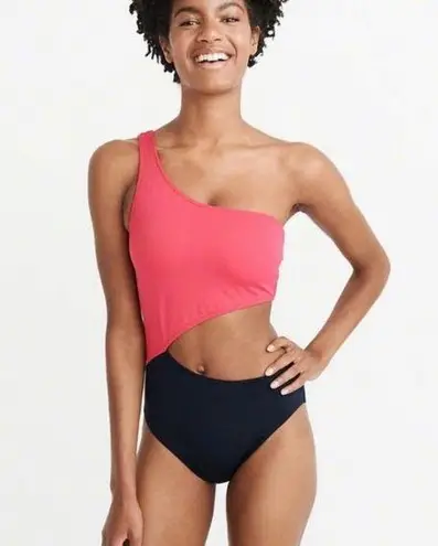 Abercrombie & Fitch  A&F Asymmetrical Cut-Out Swim Suit