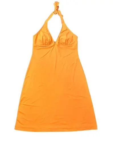 Tommy Bahama  orange halter mini dress size S