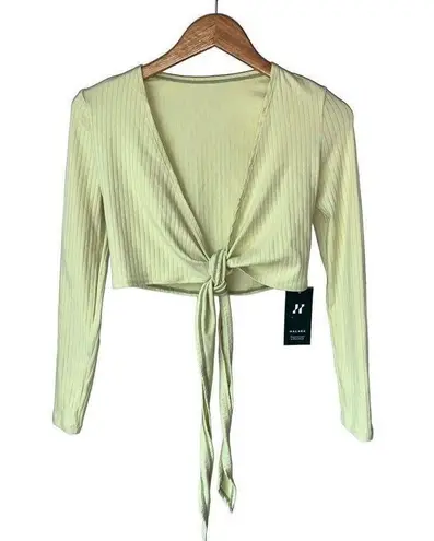 Halara  Crossover Tie Back Long Sleeve Crop