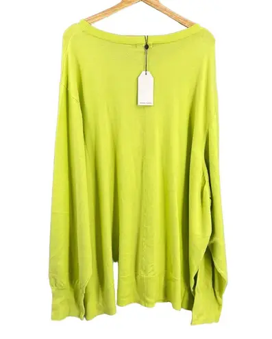 Universal Standard Oversized Lime Green Pullover Sweater 4XL / 38-40 New