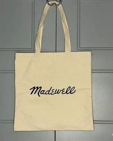 Madewell  Do Well Canvas Tote Bag  Cream 15 X 15