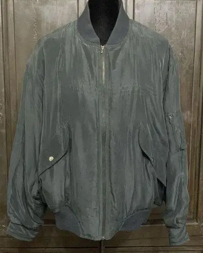 prAna Vintage Praino Black Silk doublelure jacket. Size Large