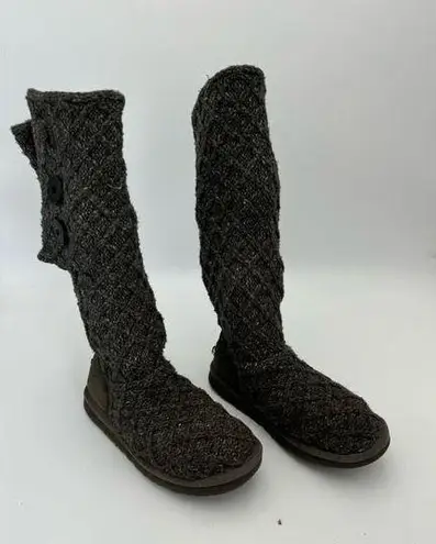 UGG KNIT BOOTS Gray Size 7