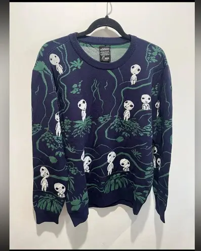Her Universe Studio Ghibli Princess Mononoke Kodama Forest Glow-in-the-Dark Sweater