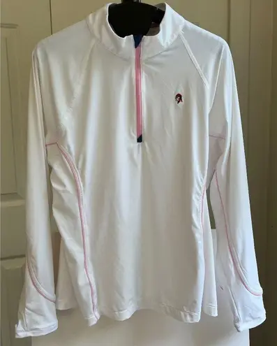 Peter Millar  Juniors Golf Fishing Top Shirt High Neck UPF50 Long Sleeve, Size L