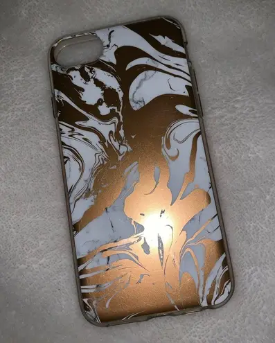 Marble iPhone 7 Case Gold, White, Black White