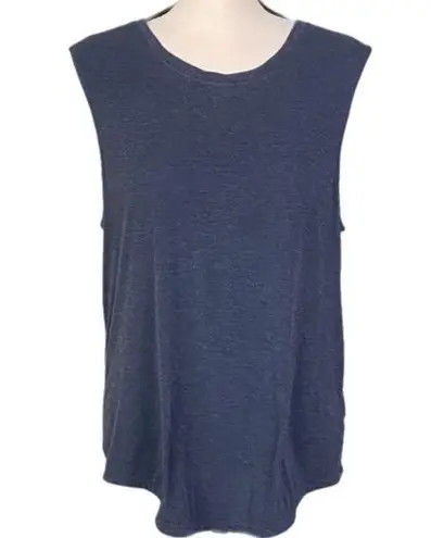 prAna  heather dark blue/grey “Rogue” sleeveless tank top in size Large. EUC