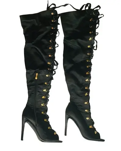 Cape Robbin Olga-26 Women Black Over The Knee Boot