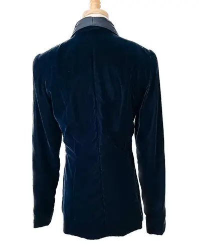 Velvet & rhinestone bespoke hand tailored evening jacket size small XS