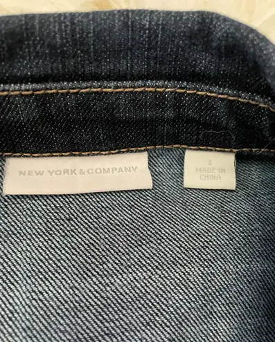 New York & Co. Dark Wash Denim Jacket