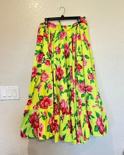 None Folklorico skirt Vuelo, Falda de Ensayo Folklorico Traditional Flowers 🌺 #205