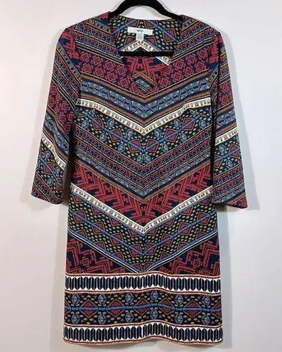 Wisp Aztec Print Pullover Mini V