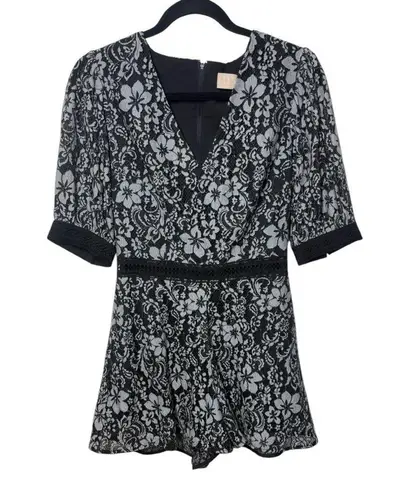 NWT Keepsake Holder Lace Playsuit Size 4 Black