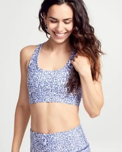 SoulCycle Soul by  Leopard Ombre Keyhole Sports Bra