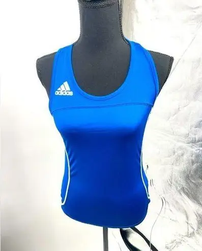 Adidas  athletic tank top blue size small