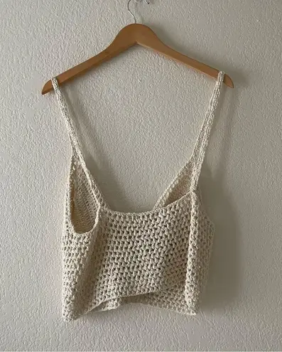 NEW Jonathan Simkhai Minnie Crochet Camisole Size L