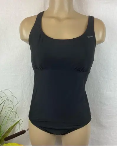 Nike  Black 1 Piece Sport Athletic Swim Bathingsuit M