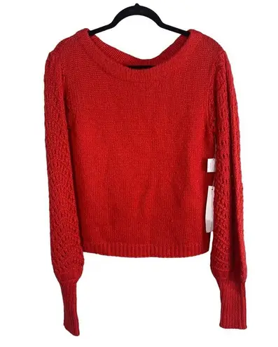 Merlette Somerset Puff Sleeve Sweater Size Small