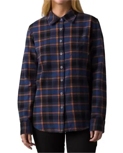 prAna Plaid Shirt Women S Flannel Organic Cowgirl Gorpcore Cottage Western NWT