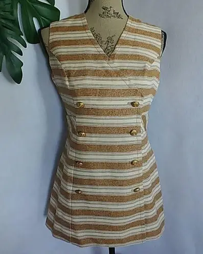 Vintage Jerell of Texas Double Breasted Vest Tan Size undefined