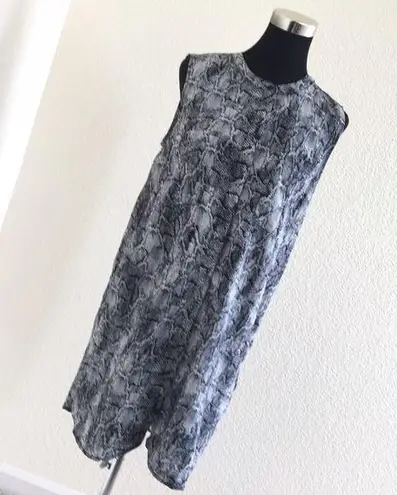 Mossimo Snakeskin Print Tshirt Dress NWOT Size L