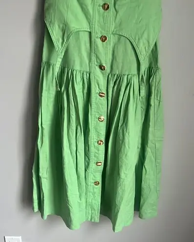 HOUSE OF SUNNY Rustic Cold Shoulder Dress Garden Green Green Size 4