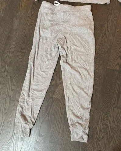 Stateside Gray Ribbed Modal Sweat Set