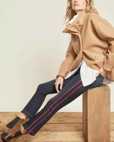 Veronica Beard NWT Jeans Size 24 Womens Carolyn Baby Boot High Rise Track Stripe