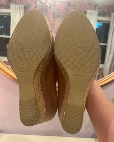 Stuart Weitzman Stewart Weitzman Cork Platform Heels - Image 3